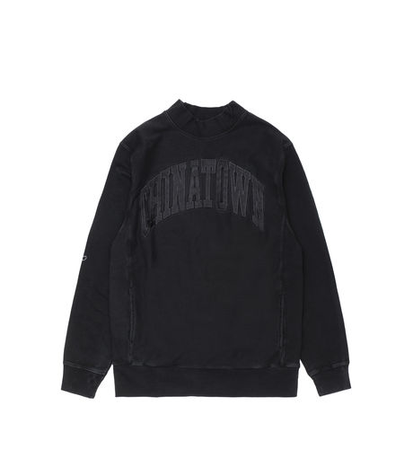 Chinatown Market Arch Mock Crewneck Black