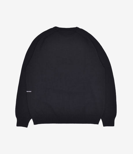 Pop Trading Company Corn Knitted Crewneck Black