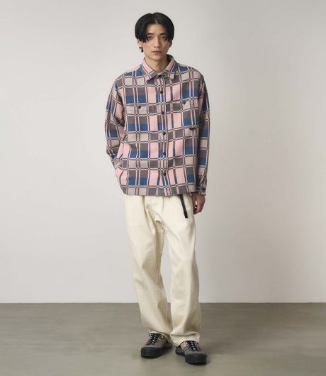 Gramicci Flannel Anthony Shirt Blush Check