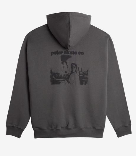 Polar Skate Co Apocalypse Nun Dave Hoodie Dirty Black