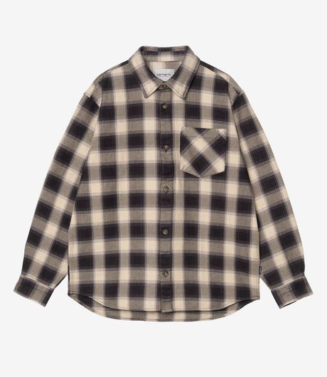 Carhartt WIP L/S Dayne Shirt Dayne Check Shady Purple