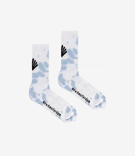 New Amsterdam Surf Association Tie-Dye Socks Single Light Blue