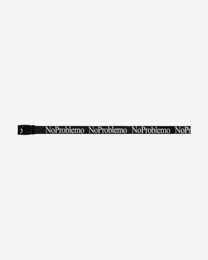 No Problemo Webbing Belt Black