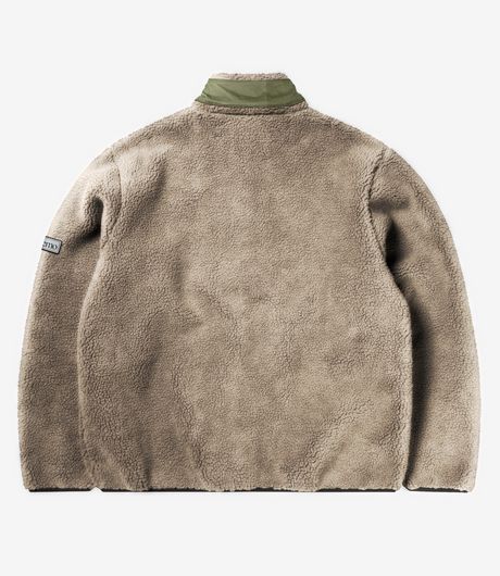 No Problemo Forest Heavy Fleece Jacket Ecru