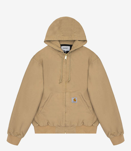 Carhartt WIP Active Jacket 'Dearborn' Canvas Dusty H Brown Rinsed