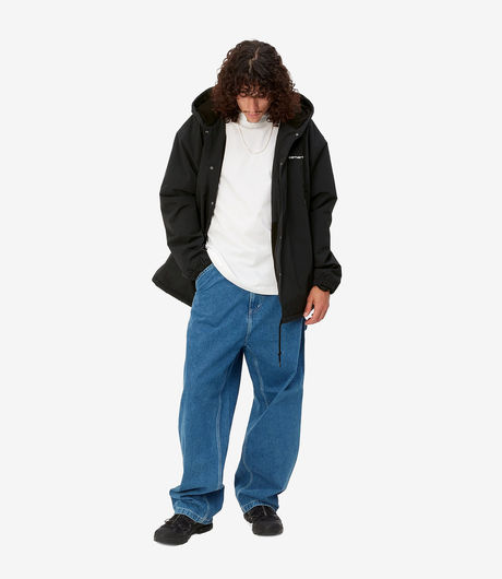 Carhartt WIP Hooded Coach Jacket Black/White