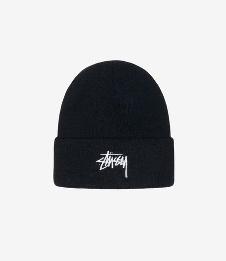 Stussy Stock Cuff Beanie Black