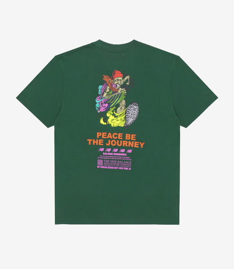 New Balance x Salehe Bembury 'Yurt' PBJ Graphic Tee Nightwatch Green