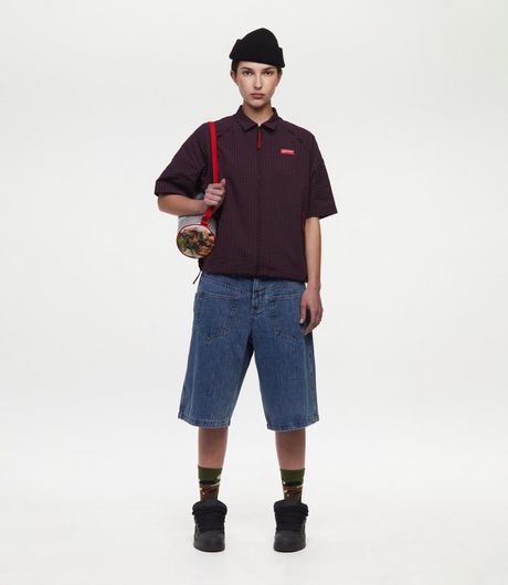 SSSTUFFF Reversed Denim Shorts Blue