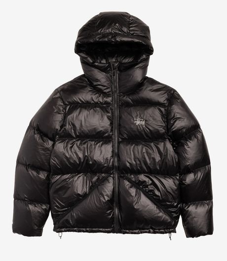 Stussy Micro Ripstop Down Parka Jet Black