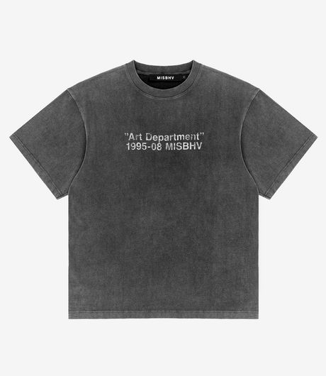 MISBHV Basic T-Shirt Washed Black