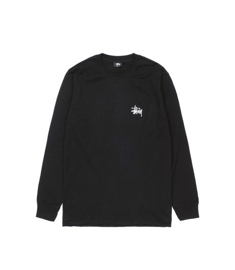 Stussy Basic LS Tee Black