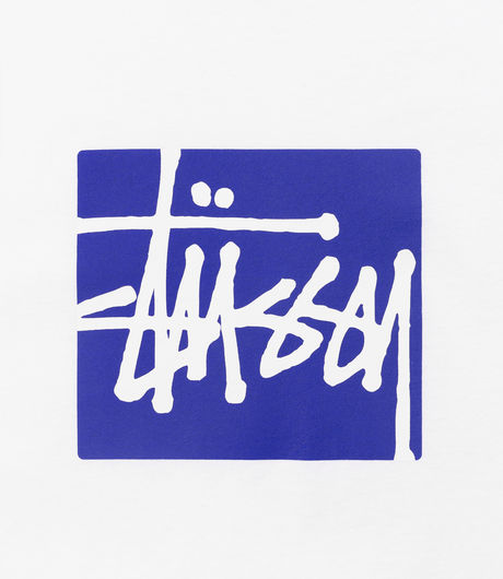 Stussy Stock Box Tee White