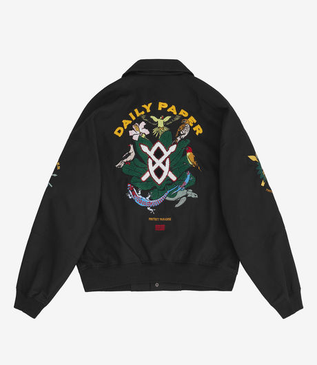 Daily Paper Pooley Varsity Jacket Black