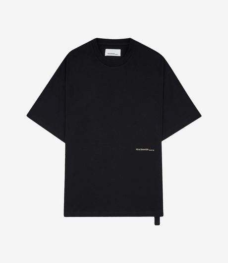 OAMC Peacemaker Oversize Tee  Dogs Print Black