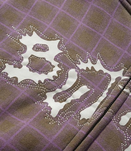 Butter Goods Eruption Zip-Thru Hood Plaid