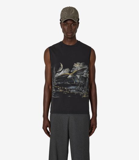 ROA Fai Sleeveless Tee Washed Black