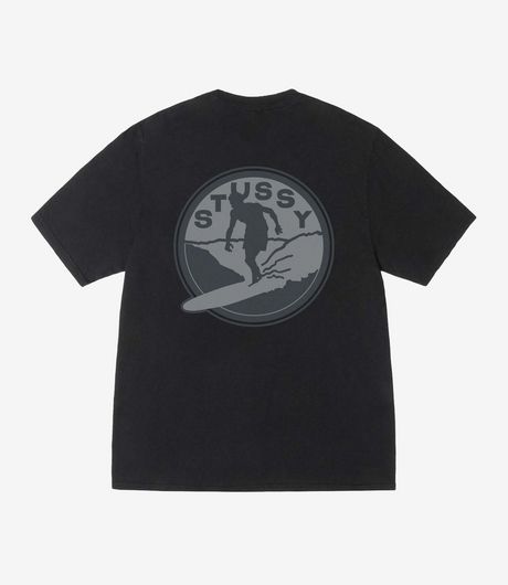 Stussy Surf Club Pig. Dyed Tee Black