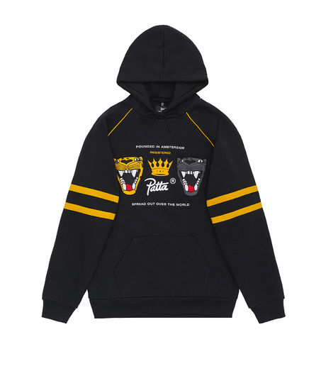 Patta Heritage Hooded Sweater Black