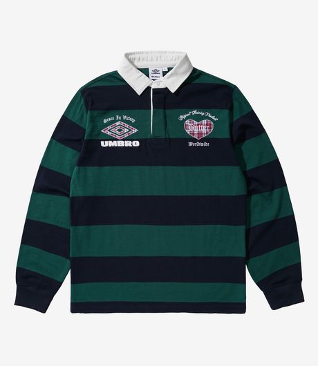 Butter Goods x Umbro Victory Rugby Polo Navy/Forest