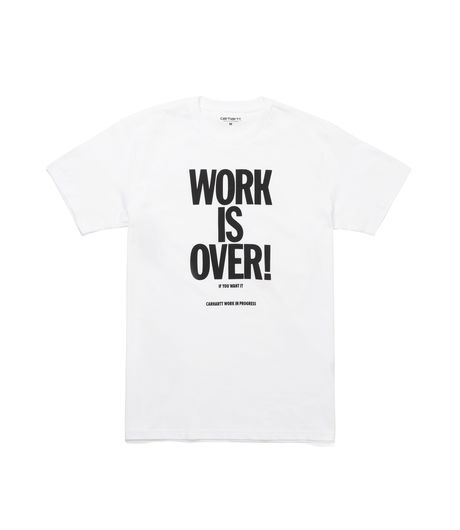 Carhartt SS Work Is Over T-Shirt Black/White