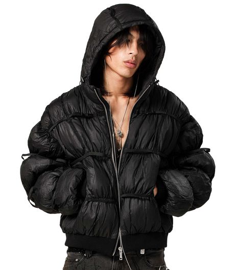 Racer Worldwide Puffer Jacket X Black