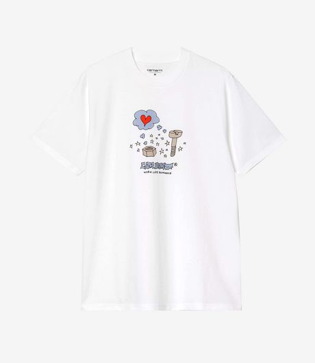 Carhartt WIP S/S Work Life Romance White