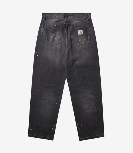 Carhartt WIP Landon Pant Smith Denim Black Destroy Wash Splatter