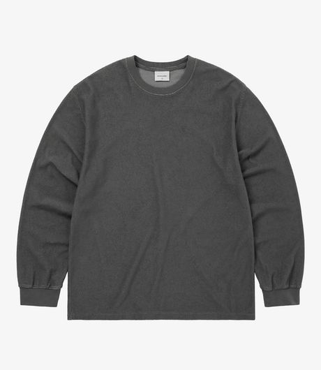 Thisisneverthat C-Logo Wale L/S Tee Charcoal