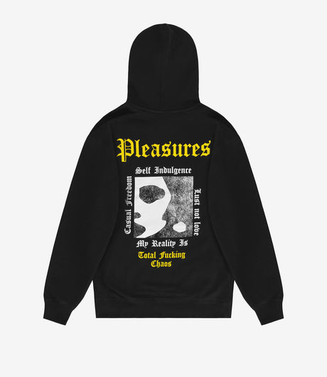 Pleasures Reality Hoodie Black