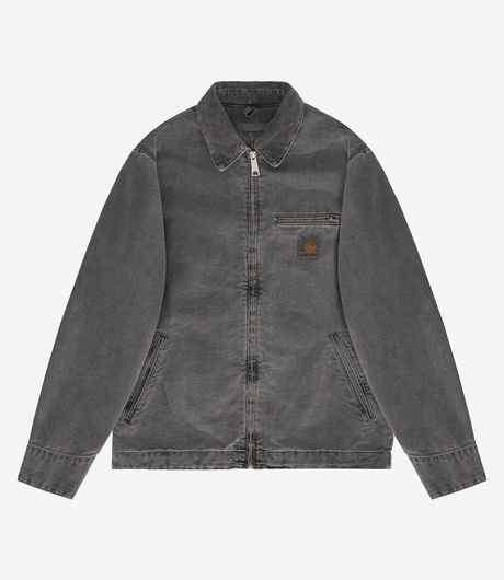 Carhartt WIP Detroit Jacket 'Dearborn' Canvas Black Faded