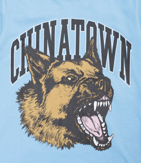Chinatown Market Beware Tee Light Blue