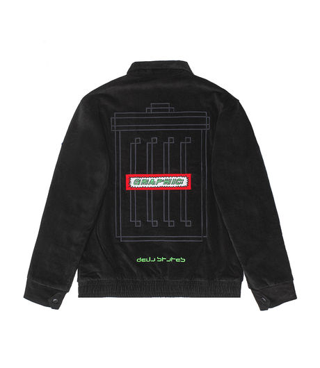 Devá States Trash Corduroy Jacket Black