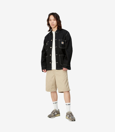 Carhartt WIP OG Chore Coat Norco Denim Jacket Black One Wash 