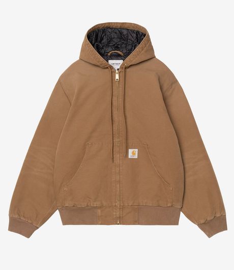 Carhartt WIP OG Active Jacket Dearborn Canvas WIP H Brown Stone Canvas