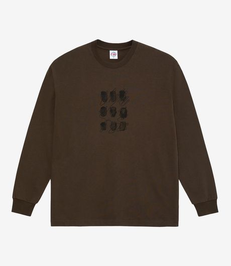 Polar Skate Co Sequence LS Tee Brown