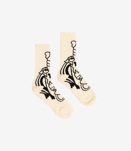 Pawa Speed Sports Doggo Socks Cream