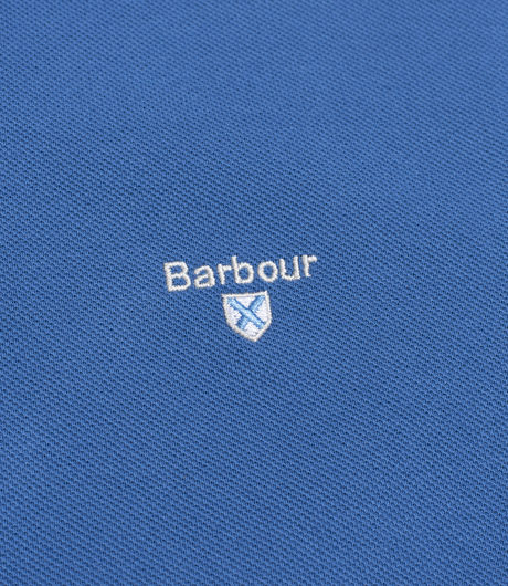 Barbour Sports Polo Atlantic Blue