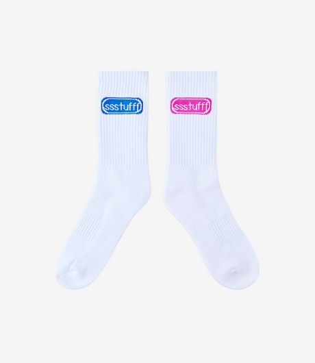 SSSTUFFF No Protection Socks White