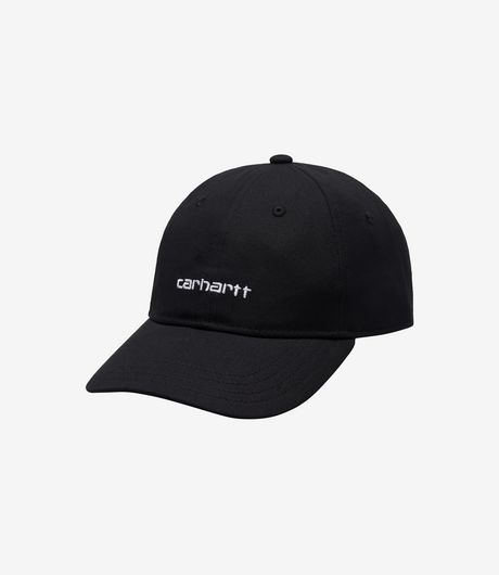 Carhartt WIP Canvas Script Cap Black/White