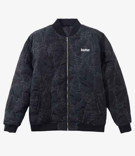 Butter Goods Wired Bomber Jacket Black