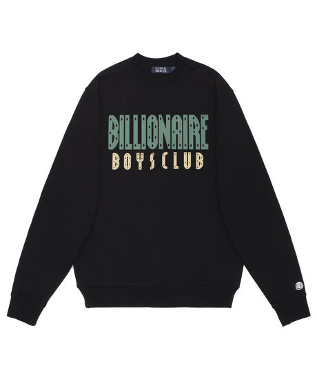 Billionaire Boys Club Straight Logo Crewneck Black