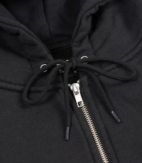 Patta Classic Zip Up Hooded Sweater Black