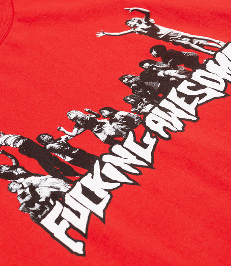 Fucking Awesome Hug The Earth Tee Red