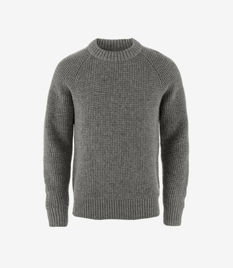 Fjallraven Övik Waffle Knit Grey Melange