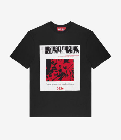 032c 'MARIA' Gramsci S/S T-Shirt Black Black