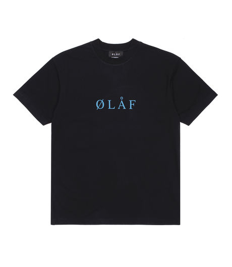 Olaf Hussein Serif T-Shirt Black
