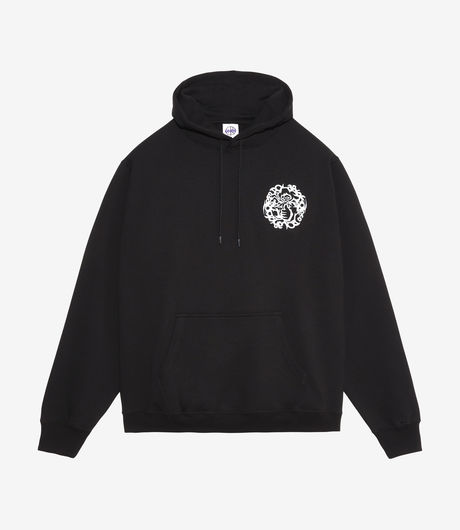 Polar Skate Co Hijack Dave Hoodie Black