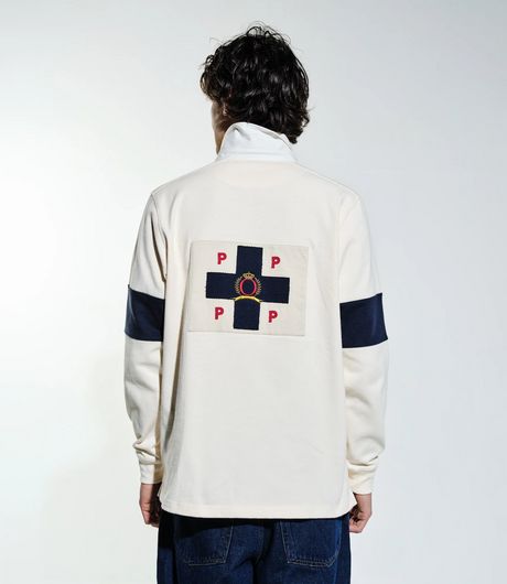 POP Trading Company Rugby Polo Off White