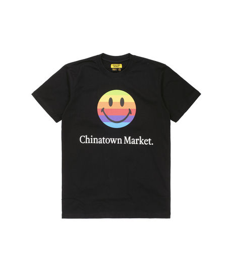 Chinatown Market Smiley Apple T-Shirt Black